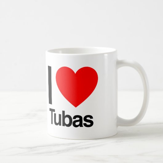 i love tubas koffiemok (Rechts)