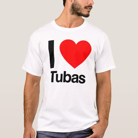 i love tubas t-shirt (Voorkant)