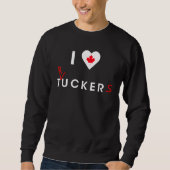 I Love Tucker Funny Trucker Freedom Convoy 2022 Trui (Voorkant)