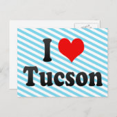I Love Tucson, Verenigde Staten Briefkaart (Voorkant / Achterkant)