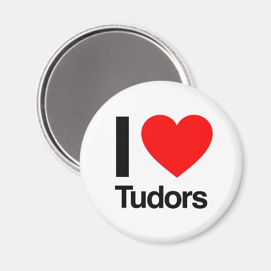 i love tudors magneet (Voorkant / Achterkant)
