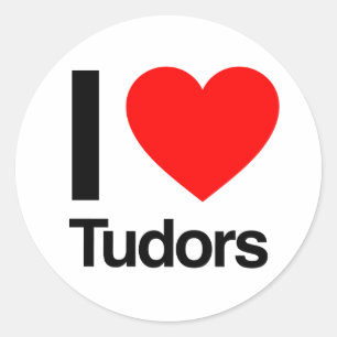 i love tudors ronde sticker