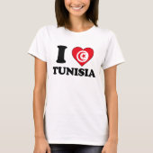 I love Tunisia T-shirt (Voorkant)