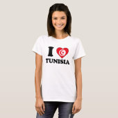 I love Tunisia T-shirt (Voorkant volledig)