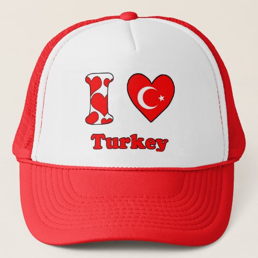 I love Turkey Trucker Pet (Voorkant)