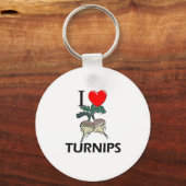 I Love Turnips Sleutelhanger (Voorkant)