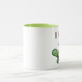 I love turtles mok (Midden)