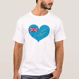 I Love Tuvalu Flag T-shirt