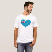 I Love Tuvalu Flag T-shirt (Voorkant volledig)