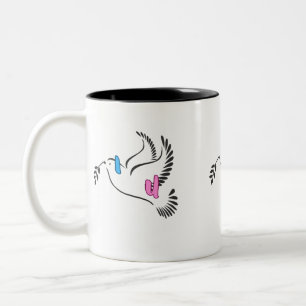 I Love U Cadeau Voor Jou Tweekleurige Koffiemok