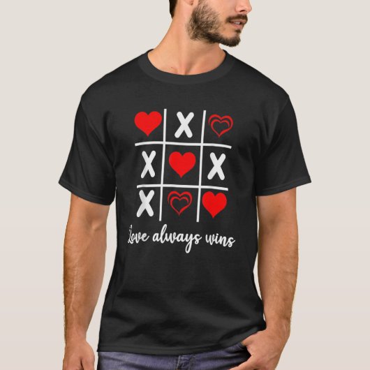 I Love U Heart Couple Matching Valentines Day Xoxo T-shirt (Voorkant)