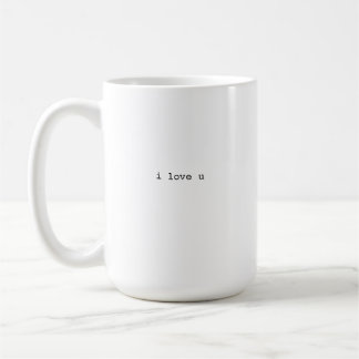 i love u mug koffiemok