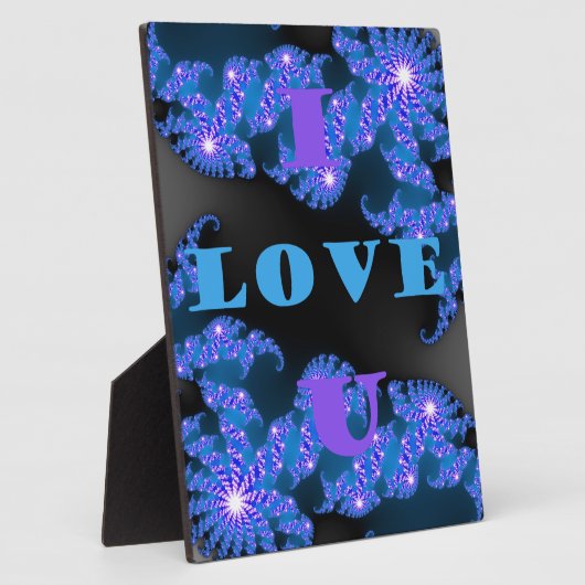 I Love U.png Fotoplaat (Zijkant)