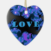 I Love U.png Keramisch Ornament (Rechts)