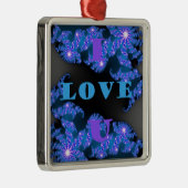 I Love U.png Metalen Ornament (Rechts)
