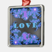 I Love U.png Metalen Ornament (Links)