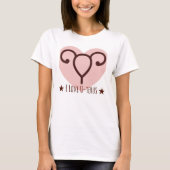 I Love U-terus T-shirt (Voorkant)