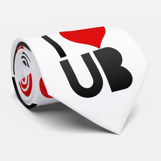 I Love UB Stropdas (Opgerold)