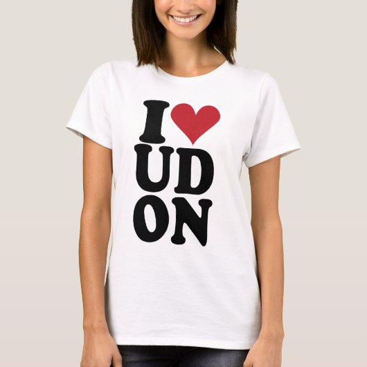 I-Love-UDON T-shirt (Voorkant)