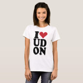 I-Love-UDON T-shirt (Voorkant volledig)