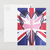 "I Love UK" Kunstdruk Briefkaart (Voorkant / Achterkant)