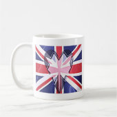 "I Love UK" Kunstdruk Koffiemok (Links)