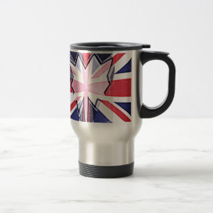 "I Love UK" Kunstdruk Reisbeker