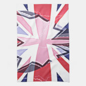 "I Love UK" Kunstdruk Theedoek (Verticaal)
