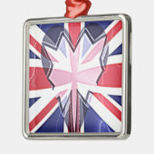 I Love UK Metalen Ornament (Links)