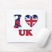 I love UK Muismat (Met muis)