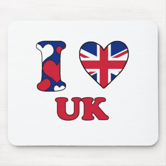 I love UK Muismat (Voorkant)