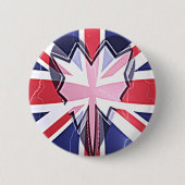 I Love UK Ronde Button 5,7 Cm (Voorkant)