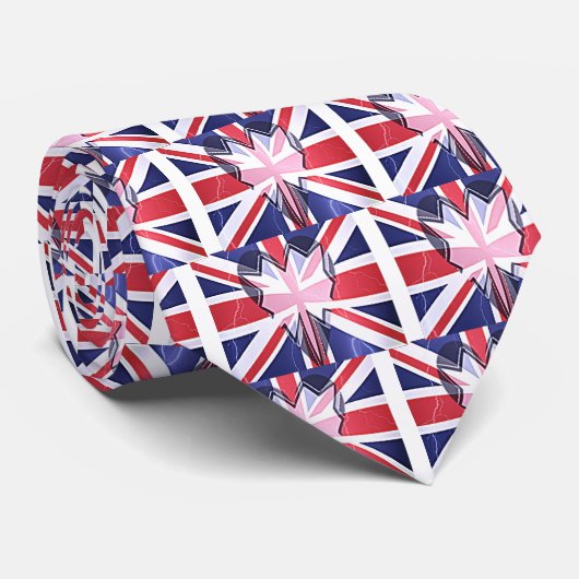 I Love UK Stropdas (Opgerold)