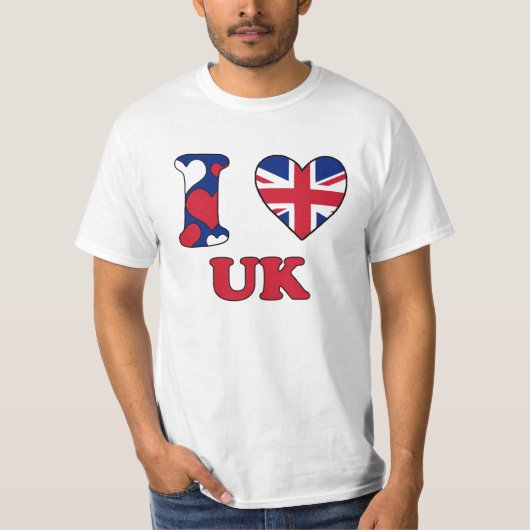 I love UK T-shirt (Voorkant)