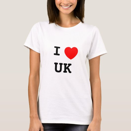 I LOVE UK T-SHIRT (Voorkant)