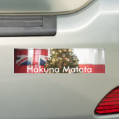 I Love UK Time Bumpersticker (Op auto)