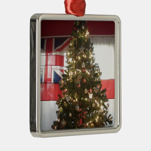 I Love UK Time Metalen Ornament (Rechts)