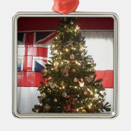I Love UK Time Metalen Ornament (Voorkant)
