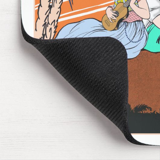 I Love Uke Mousepad Muismat (Hoek)