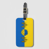 I love Ukraine Bagagelabel (Voorkant (verticaal))