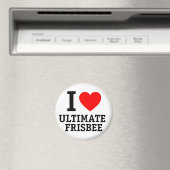 I Love Ultimate Frisbee Magneet (Insitu (Vaatwasser))