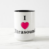 I Love Ultrasound Mok (Midden)