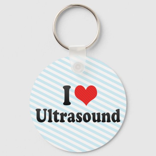 I Love Ultrasound Sleutelhanger (Voorkant)