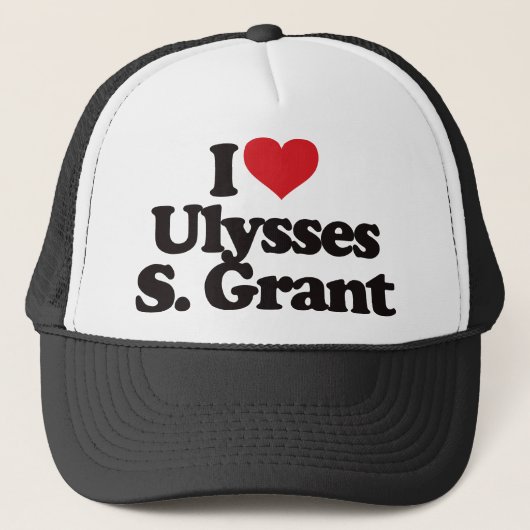 I Love Ulysses S Grant Trucker Pet (Voorkant)