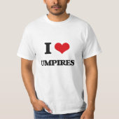 I Love Umpires T-shirt (Voorkant)