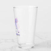I Love Unicorns Cute Custom Unicorn Glas (Links)
