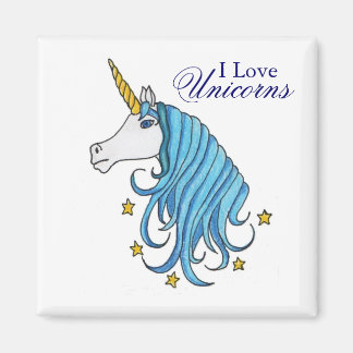 I Love Unicorns Magneet