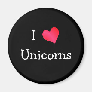 I Love Unicorns Magneet