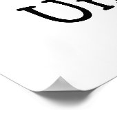 I Love Unicorns Poster (Hoek)