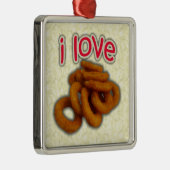 I Love Union Rings Metalen Ornament (Rechts)